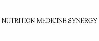 nutrition medicine synergy