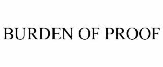 burden of proof