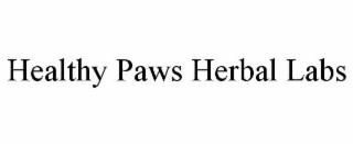 healthy paws herbal labs