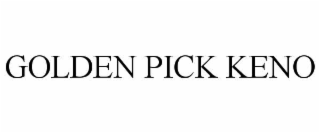 golden pick keno