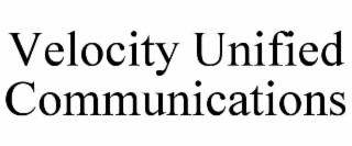 velocity unified communications