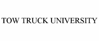 tow truck university