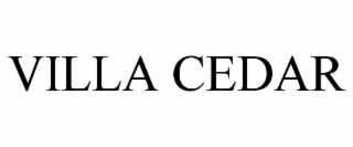 villa cedar