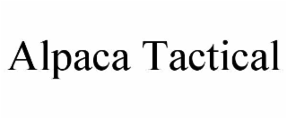 alpaca tactical