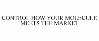 control how your molecule meets the market