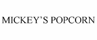 mickey’s popcorn