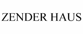 zender haus