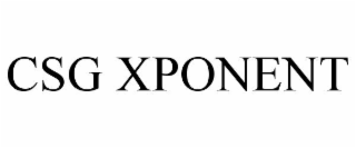 csg xponent