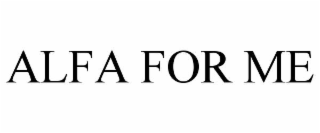 alfa for me