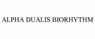 alpha dualis biorhythm