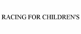 racing for children's