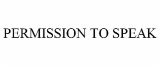 permission to speak