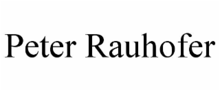 peter rauhofer
