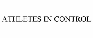 athletes in control