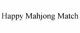 happy mahjong match