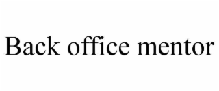back office mentor