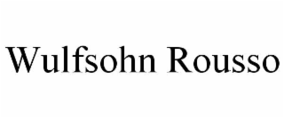 wulfsohn rousso