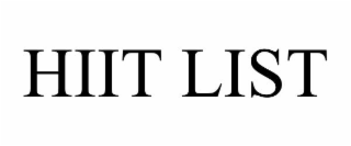hiit list