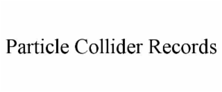 particle collider records