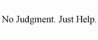 no judgment. just help.