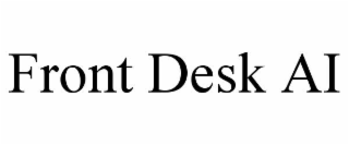 front desk ai