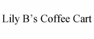 lily b’s coffee cart