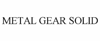 metal gear solid