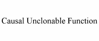 causal unclonable function