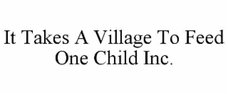 it takes a village to feed one child inc.