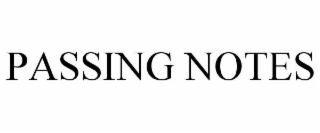 passing notes