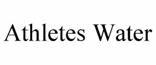 athletes water