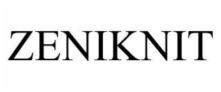 zeniknit