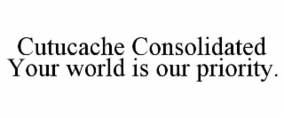 cutucache consolidated your world is our priority.