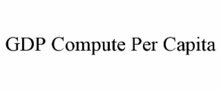 gdp compute per capita