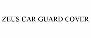 zeus car guard cover