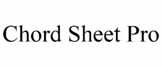 chord sheet pro