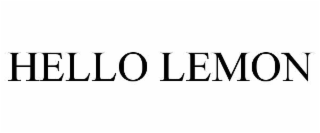 hello lemon
