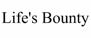 life's bounty