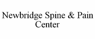 newbridge spine & pain center