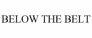 below the belt
