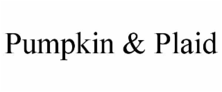 pumpkin & plaid