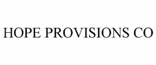 hope provisions co