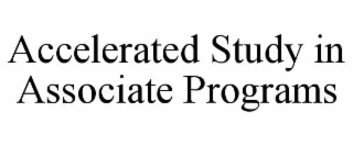 accelerated study in associate programs