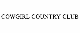 cowgirl country club