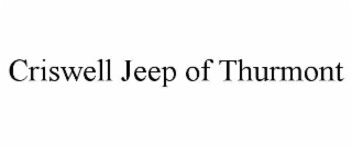 criswell jeep of thurmont