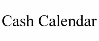 cash calendar