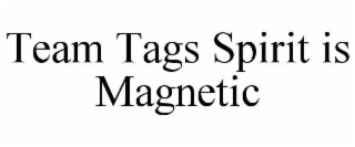 team tags spirit is magnetic