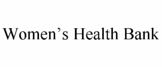 women’s health bank