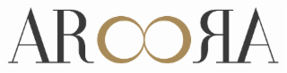 the word aroora appears in the drawing in a mirror image form from the center. also the two letter os are shaped like an infinity sign.