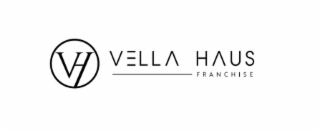 the letter "v" followed by three horizontal parallel lines followed by "ll," an upside-down "v," a space, then h followed by an upside-down "v" followed by "us." the word "franchise" is beneath.